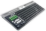 Клавиатура Genius LuxeMate 525  USB   103КЛ+29КЛ  Игровых+13КЛ М/Мед, влагозащита