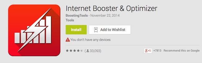 Internet Booster and Optimizer андроид