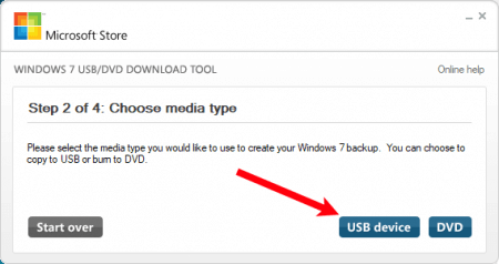 Как записать образ Windows 7 с помощью USB/DVD Download Tool