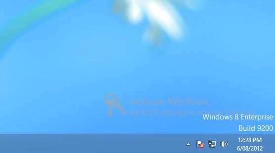 активация windows 8 убрать 