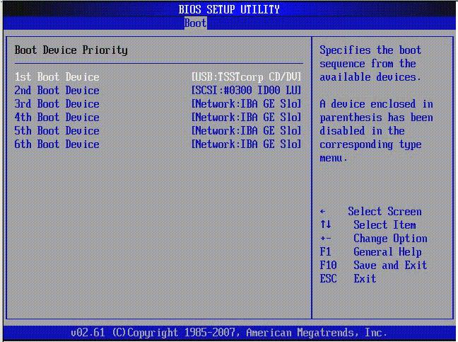 Настройка BIOS для установки Windows с флешки