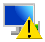 Значок предупреждения говорящий о проблемах с видеокартой в Дисетчере устройств Windows