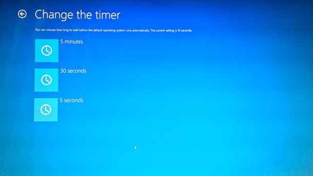Дополнительные варианты загрузки в Windows 10.