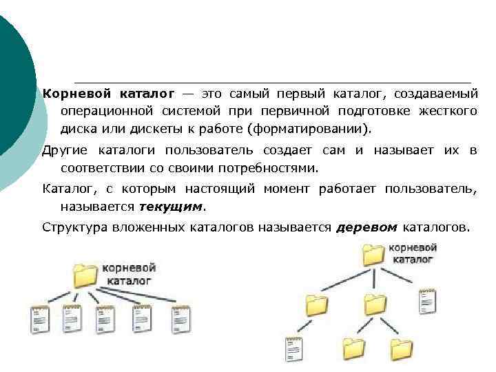 Корневой каталог это. Как обозначать корневой каталог. Корневой каталог файловой системы. Корневой каталог это в информатике. Корневой каталог это каталог.