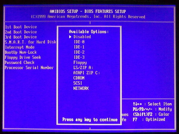 Ami bios