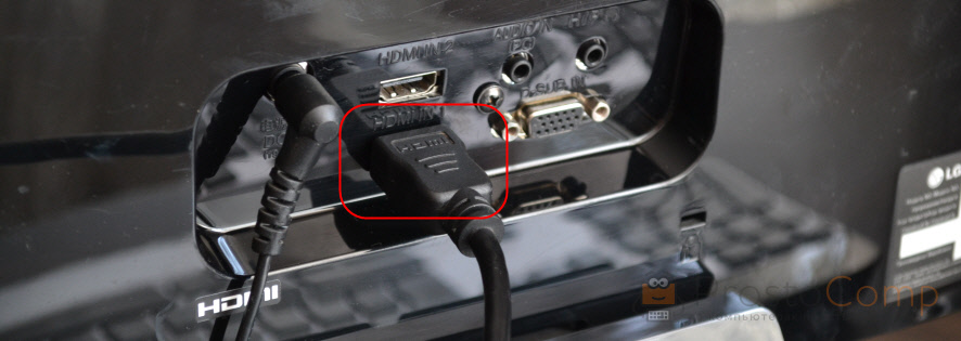 Подключение монитора к ноутбуку по HDMI