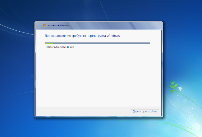 Переустановка Windows 7 с диска всего в три шага