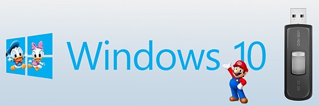 Windows 10 на флэшку