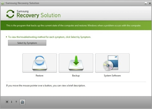 Samsung Recovery Solution.