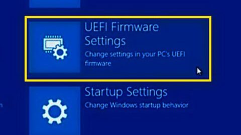 Пункт выбора UEFI