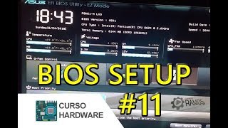 🚩 Configuração Básica BIOS SETUP ASUS EFI - Curso de Hardware Grátis #11