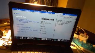 Lenovo Thinkpad 13 : Access BIOS and Boot Settings : Acronis