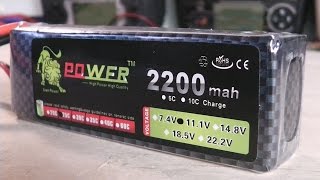 Распаковка аккумулятора 3S 2200mAh! Или как заряжать аккумуляторы?