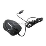 OKLICK Optical Mouse  525XS   Black  (RTL) USB 3btn+Roll,  уменьшенная