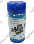 Defender  CLN30100B/30222B  (Sea) Универсальные влажные чистящие салфетки в пластиковой тубе  (100шт