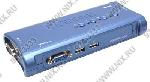 TRENDnet  TK-407K  4-port USB  KVM  Switch (клавиатураUSB+мышьUSB+VGA15pin)(+4 кабеля)