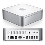 Apple Mac  mini   MC239RS/A  P8700(2.53)/4096/320Gb(5400)/DVD-RW/9400M/GbLAN/WiFi/BT/MacOS X