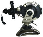 Телескоп HIGHPAQ E.Telescope TS-E003 (400 мм, 4 несъемных окуляра,  WEB-камера, USB,  ПО)