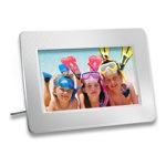 Digital Photo Frame Transcend  TSPF700W-White цифр.фоторамка(7"LCD,480x234,SDHC/MMC/MS,USB  Host,ПДУ